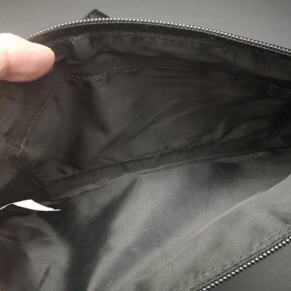 Guess Ladies Black Faux Leather Wristlet / Clutch with Gold Tone Accents - Picture 5 of 8